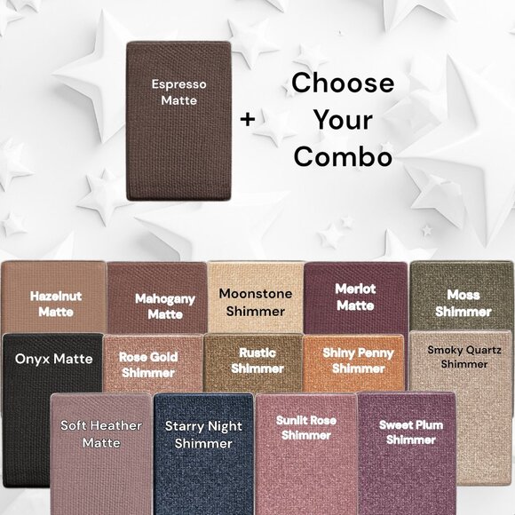 Espresso Matte  Bundle 2 - Eye Shadows - Chromafusion - Choose your Colors - Picture 1 of 15
